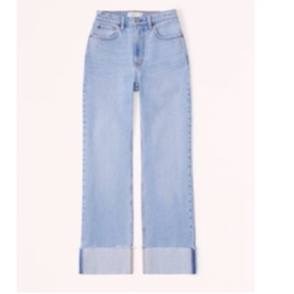 Abercrombie & Fitch Curve Love High Rise 90s Relaxed Jean